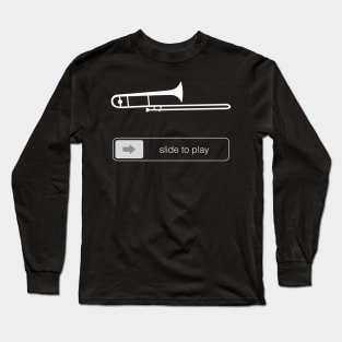 Slide into Musical Calls with Trombone Fun! Long Sleeve T-Shirt